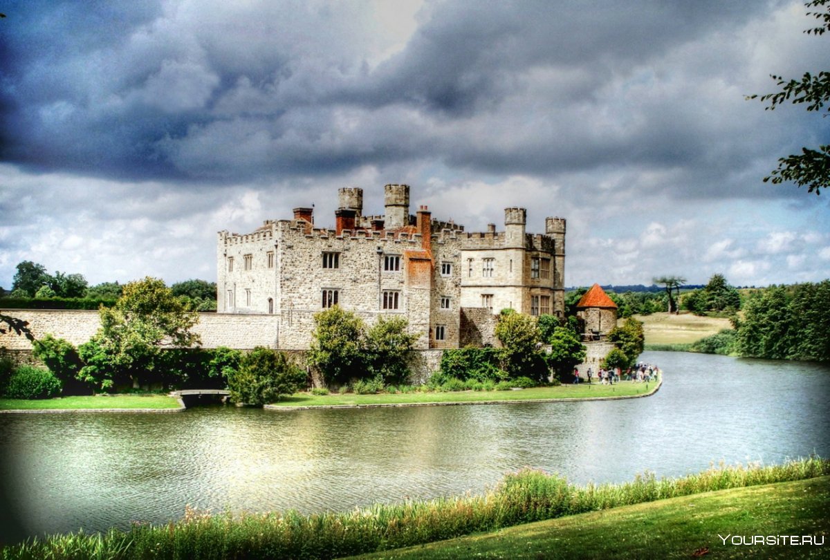 Англия живописный замок