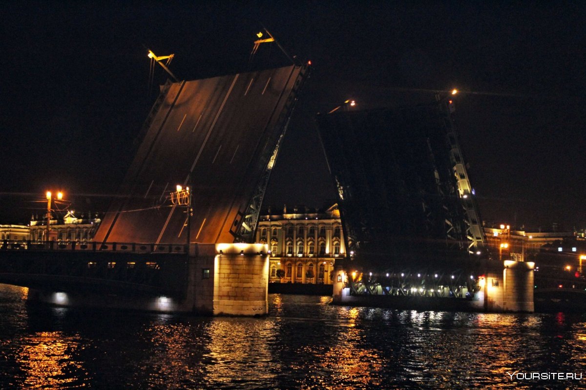 Разводной мост Петербург