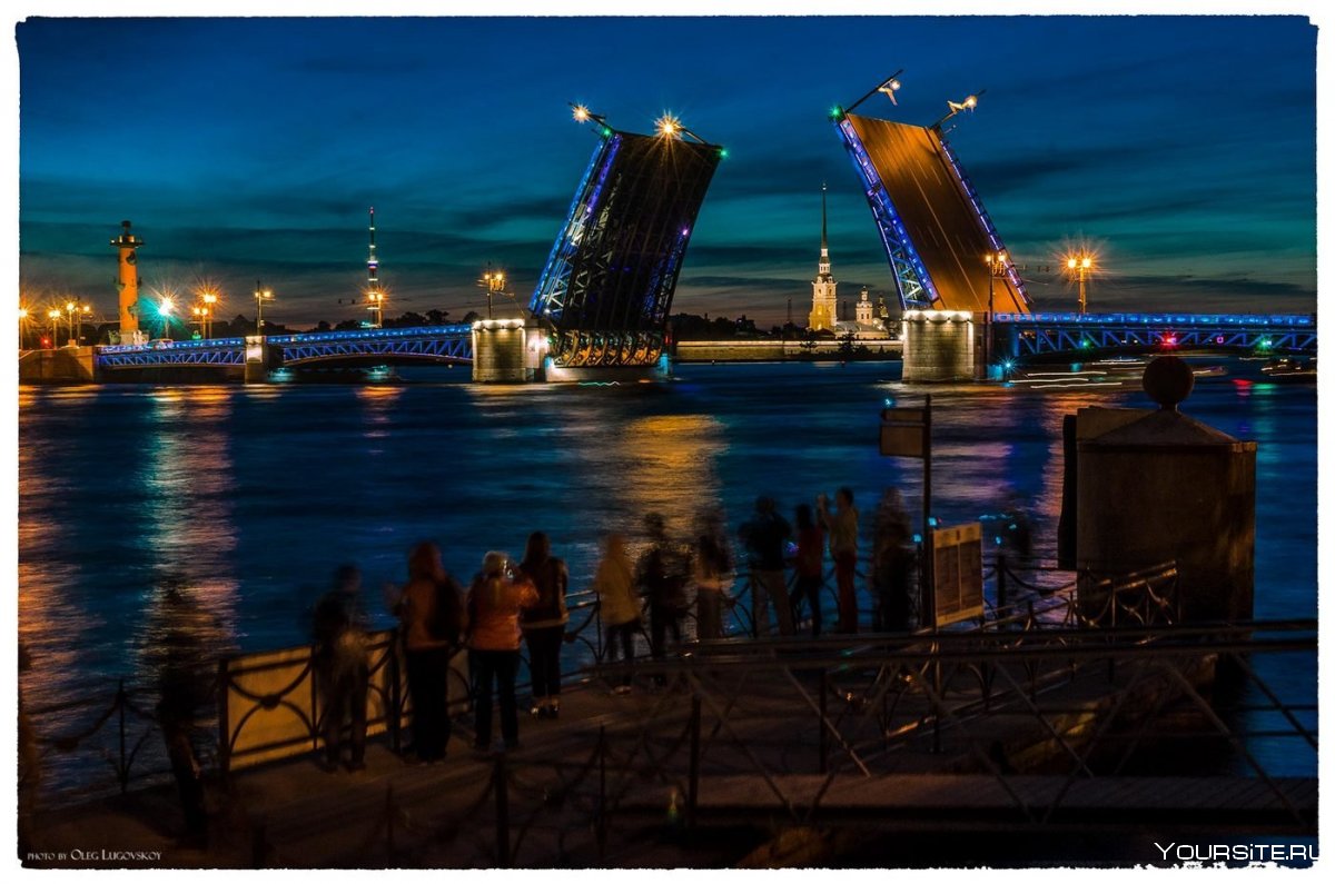 Разводные мосты в Санкт-Петербурге Троицкий