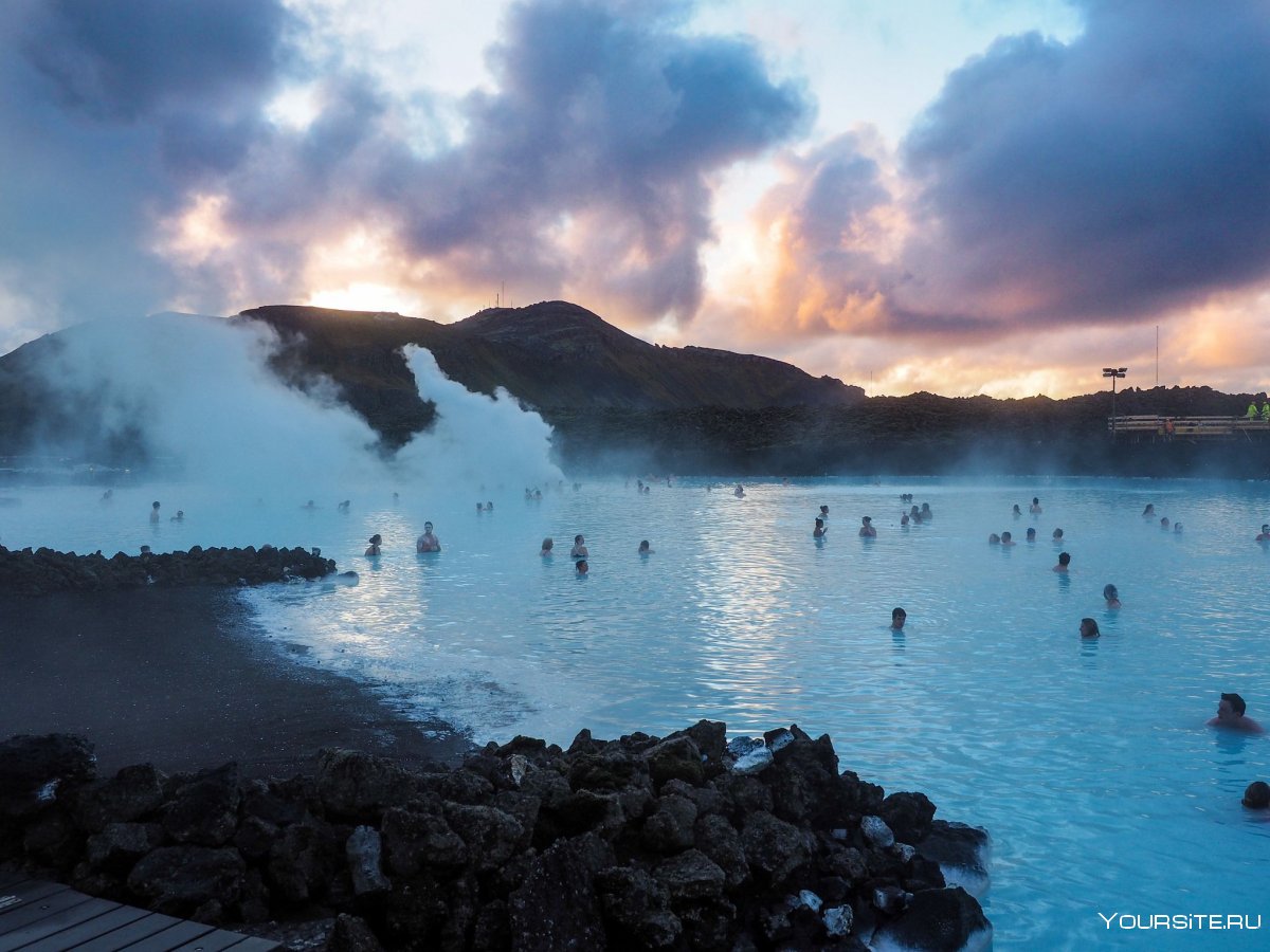 Исландия термальные источники голубая Лагуна