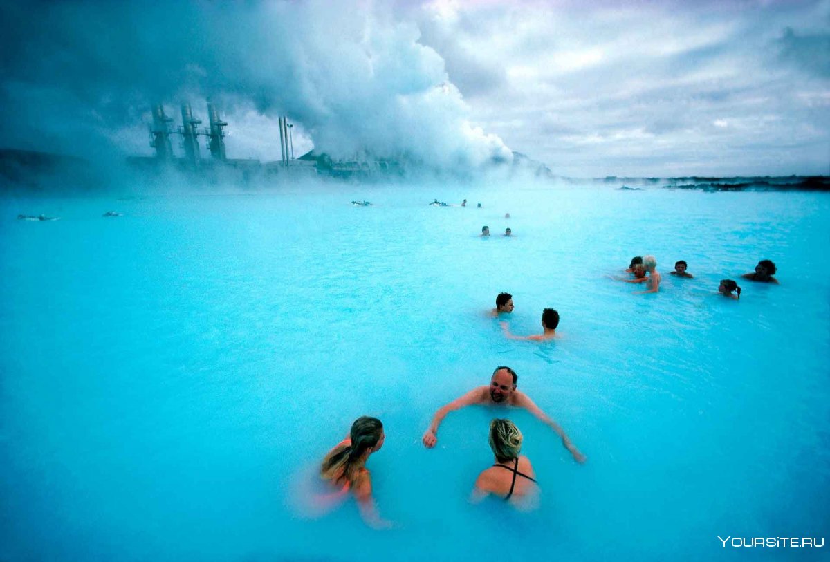 Голубая Лагуна - геотермальный бассейн в Исландии