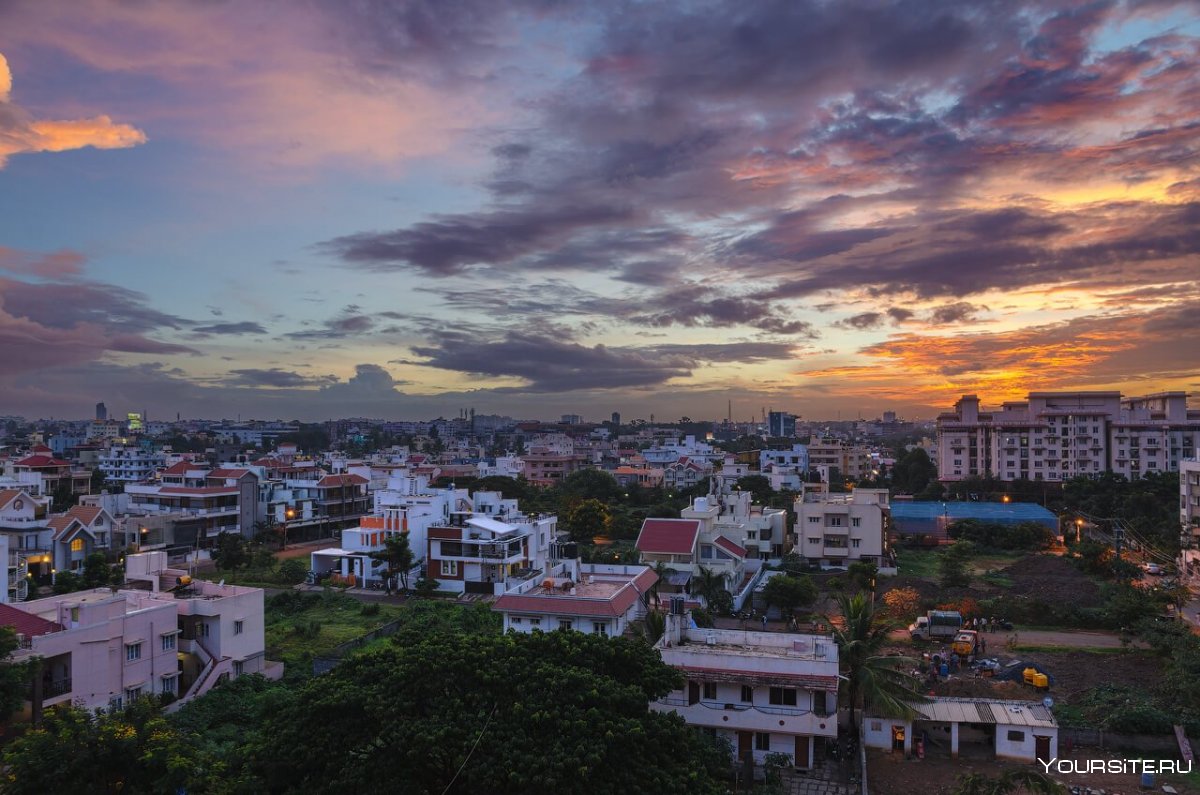Индия Бангалор окраины города
