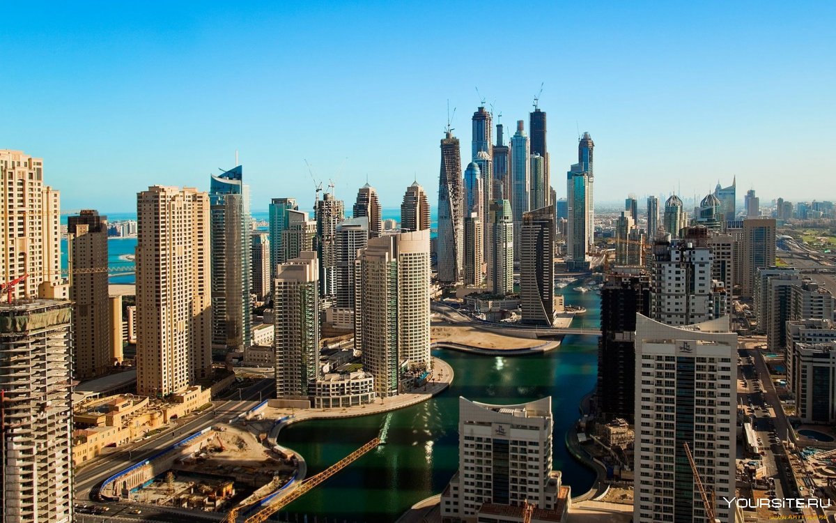 Дубай город 1080