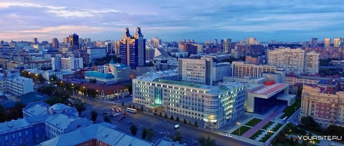 Панорама Новосибирска центр города