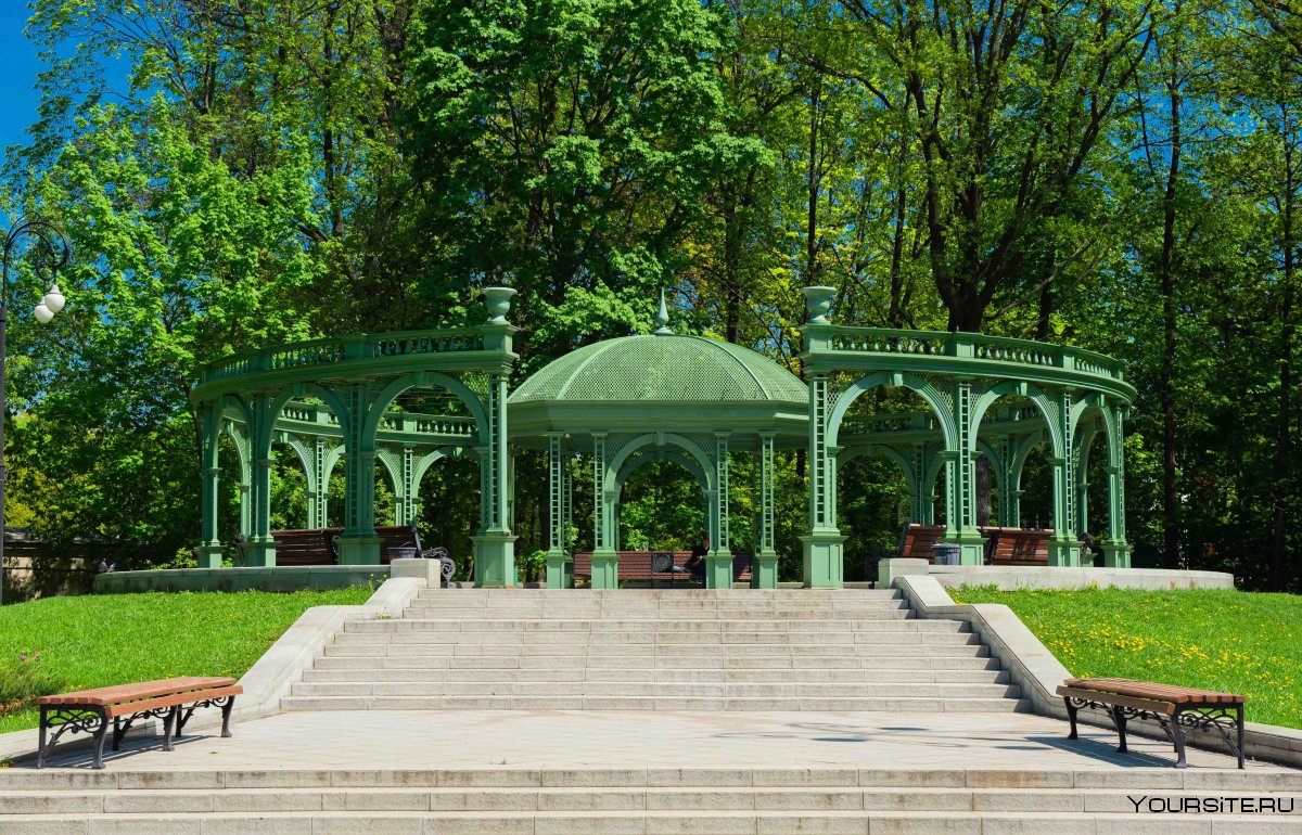 Останкинский парк зеленый Бельведер