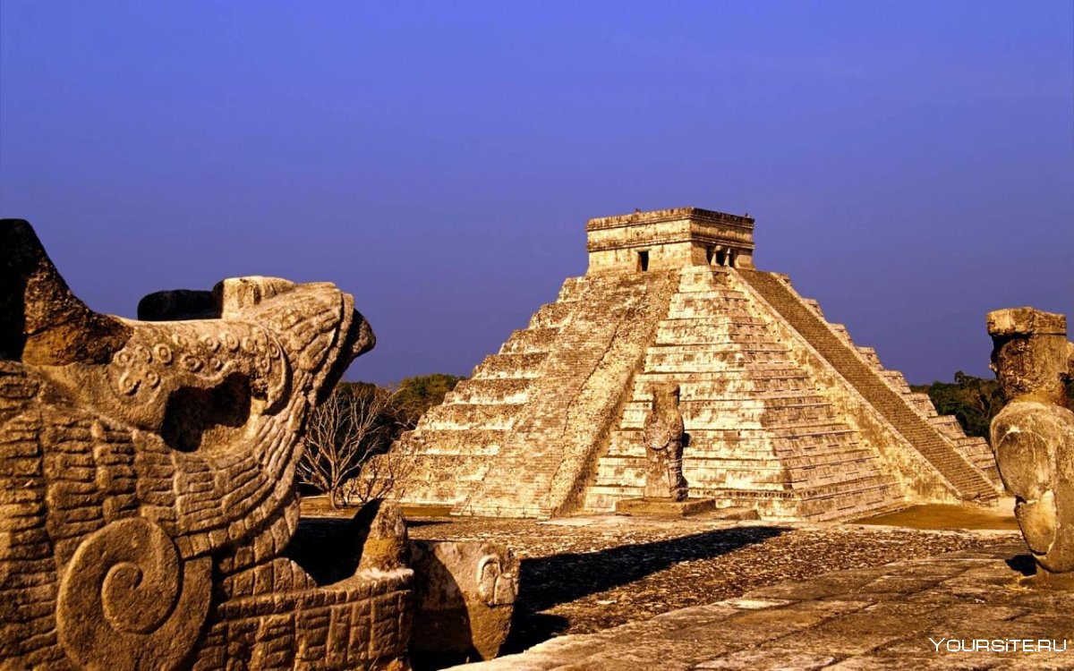 Пирамида Кукулькана Мексика