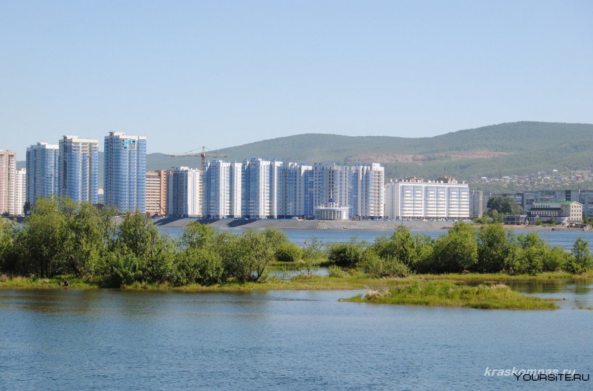 Енисей Красноярск панорамное фото