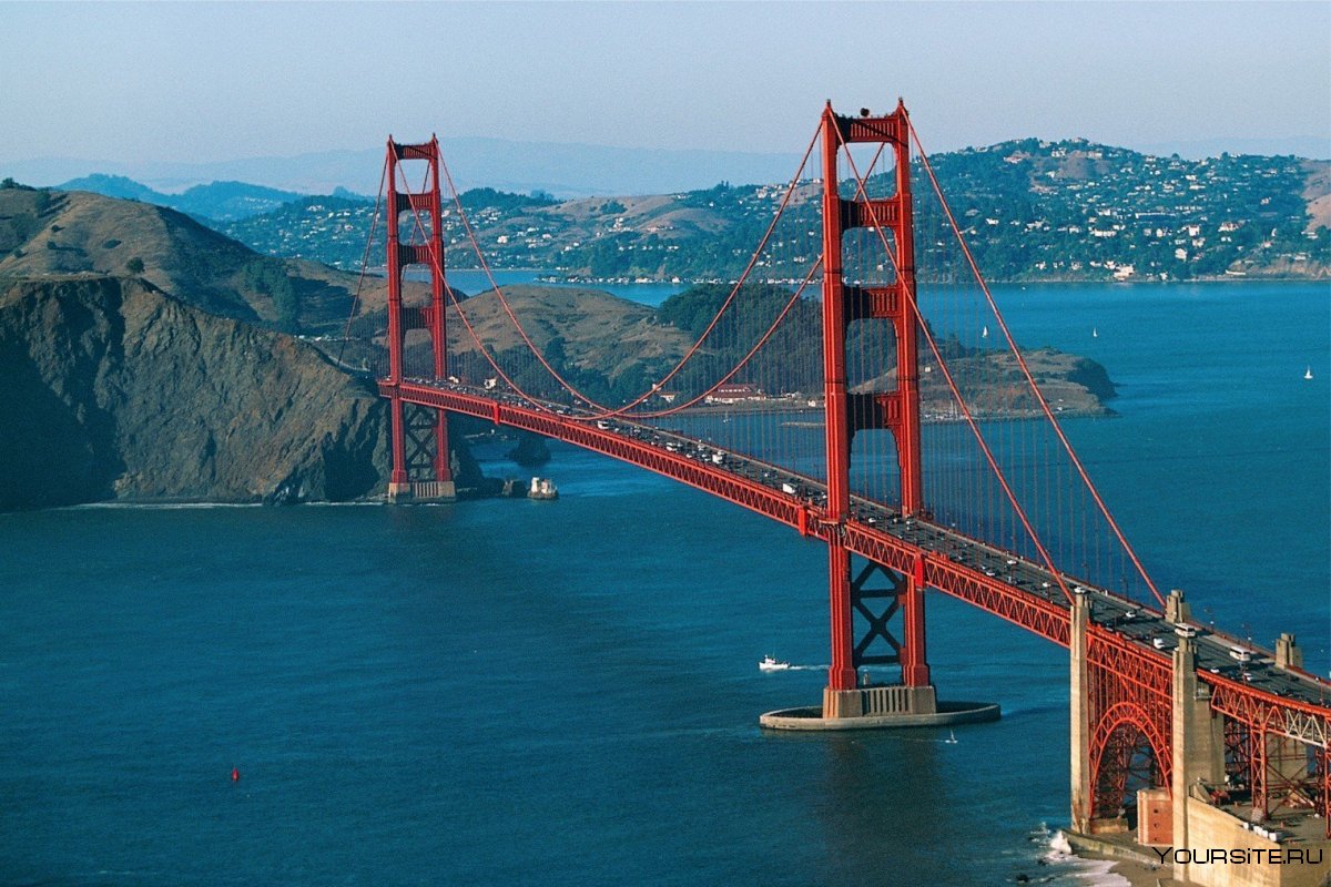 Золотые ворота город Сан Франциско