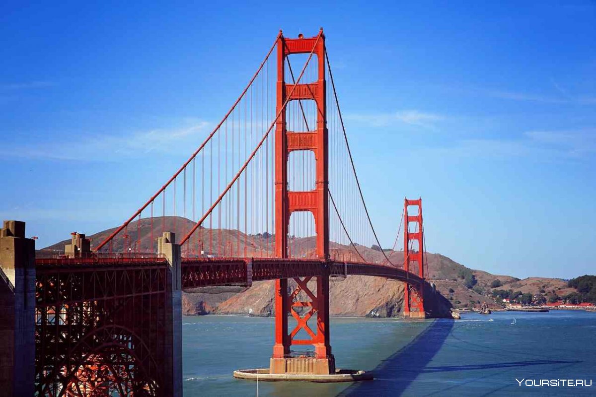 Лос Анджелес мост золотые ворота