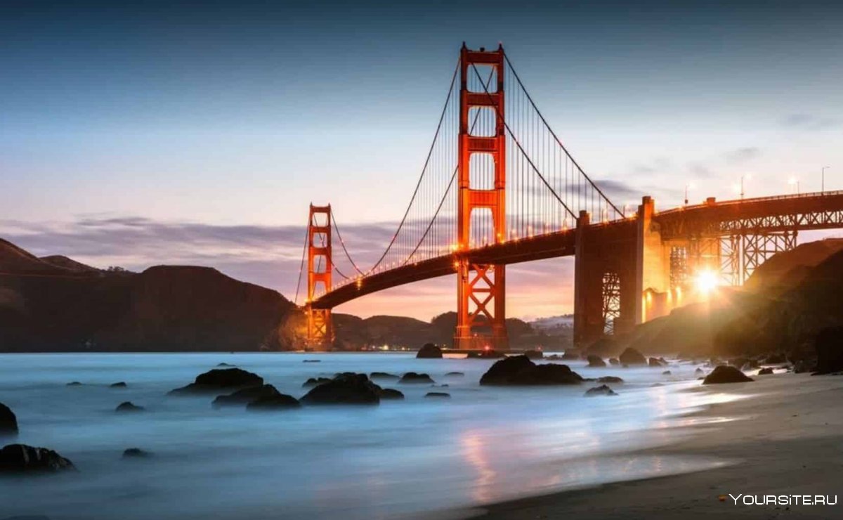 Мост золотые ворота в Сан-Франциско фото