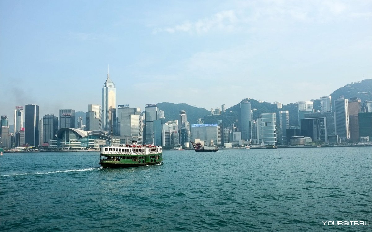 Китай бухта Гонконга