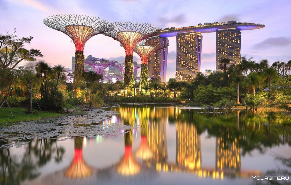 Марина Бэй Сэндс Сингапур парк