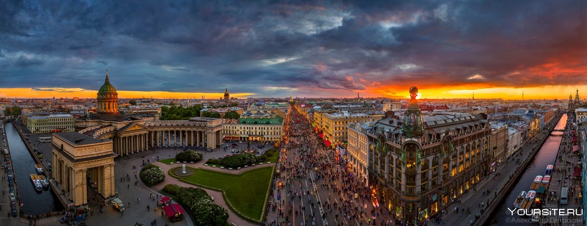 Невский проспект Санкт-Петербург панорама