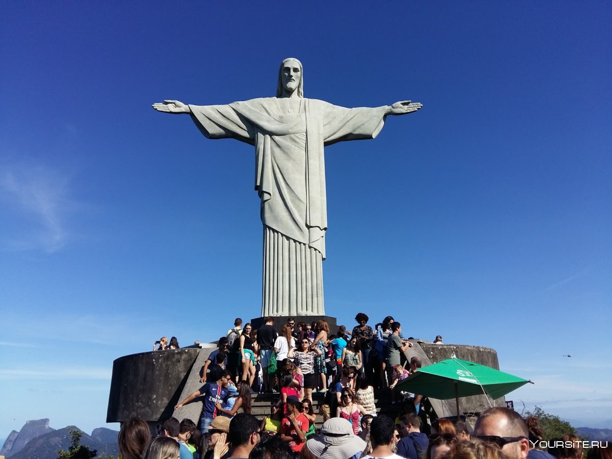 Рио де де Жанейро статуя Христа Искупителя