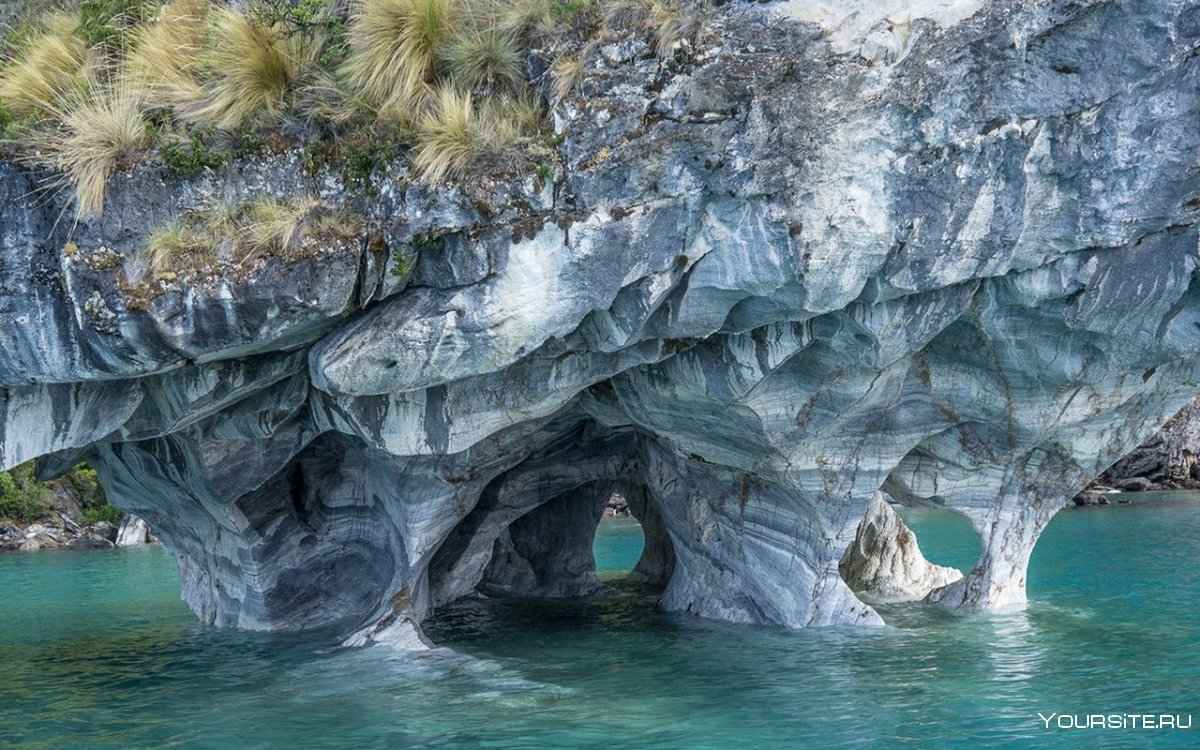 Мраморные пещеры озера Чиле-Чико