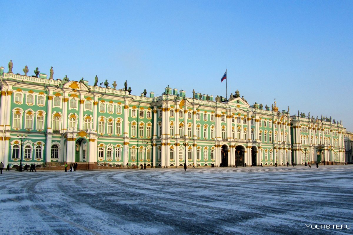 Зимний дворец в Петербурге (1762 г.)