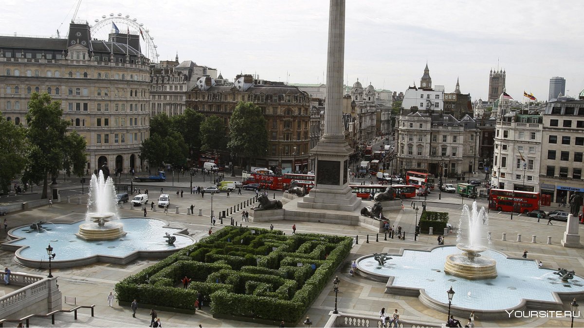 Достопримечательности Лондона Trafalgar Square
