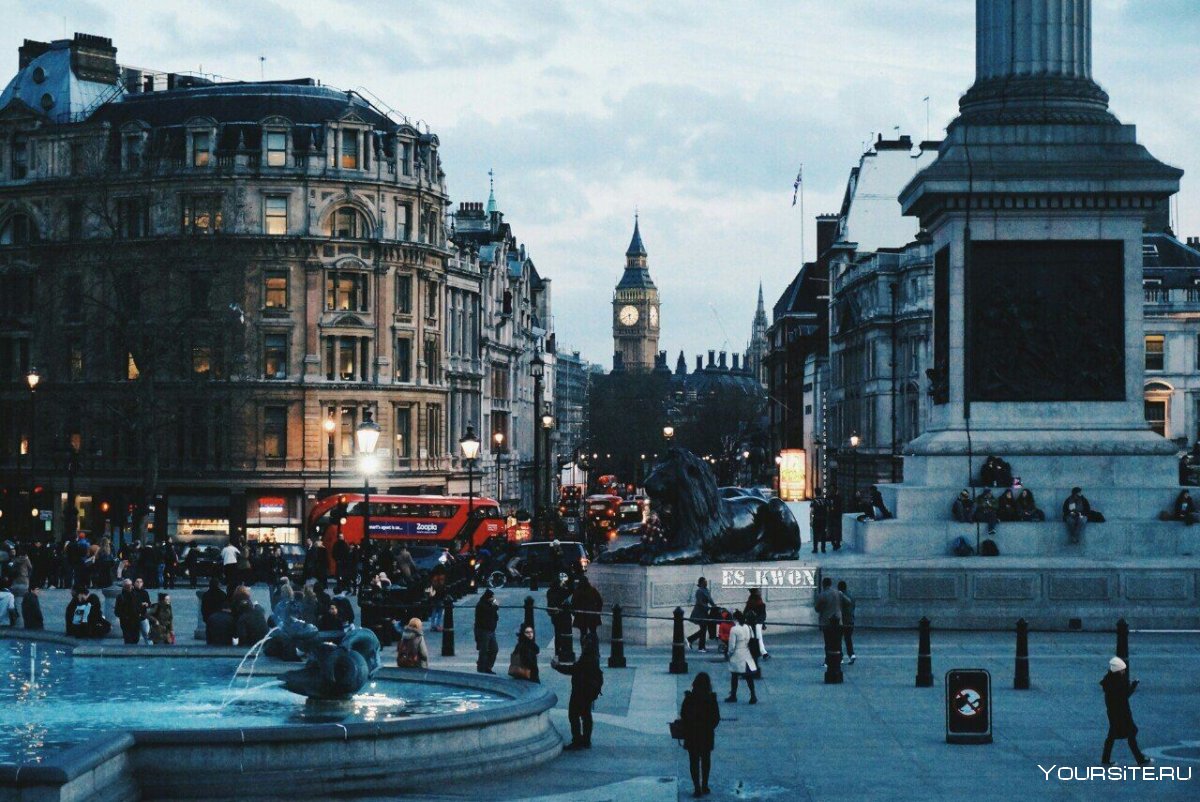 Trafalgar Square в Лондоне