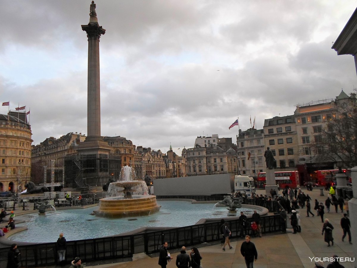 Достопримечательности Лондона Trafalgar Square