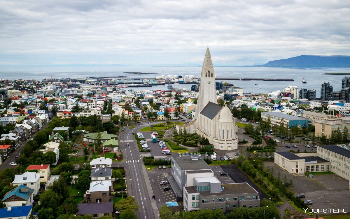 Исландия, Рейкьявик, центр города: