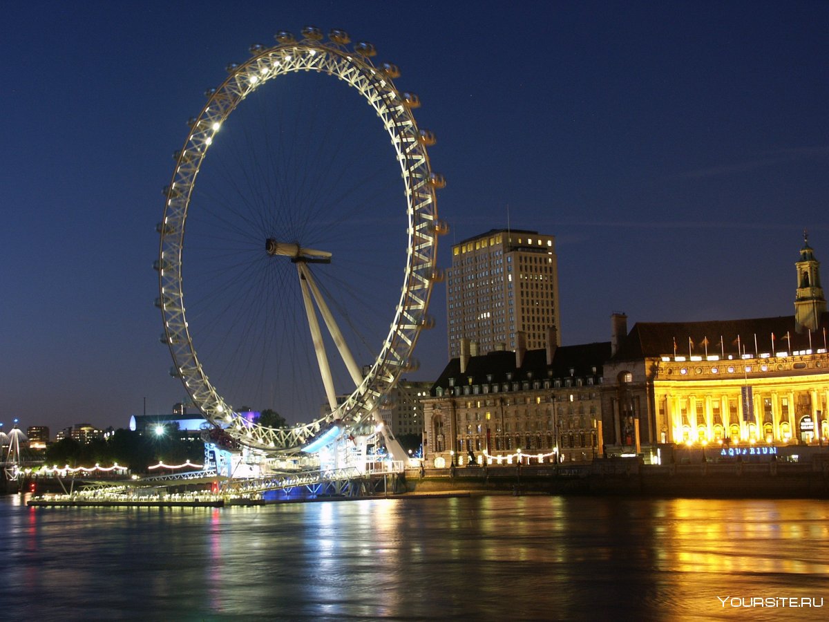 Колесо обозрения “London Eye” (Лондон, Англия)