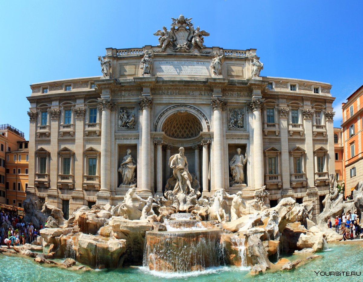 Рим достопримечательности фонтан Треви