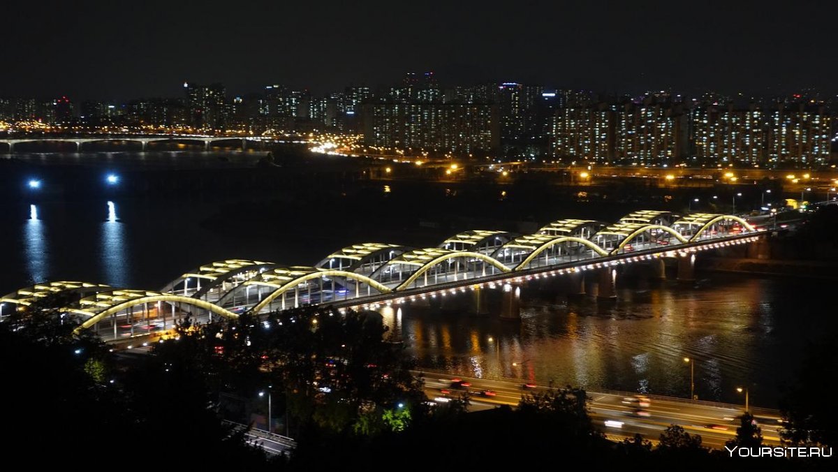 Сеул набережная Ханган Южная Корея
