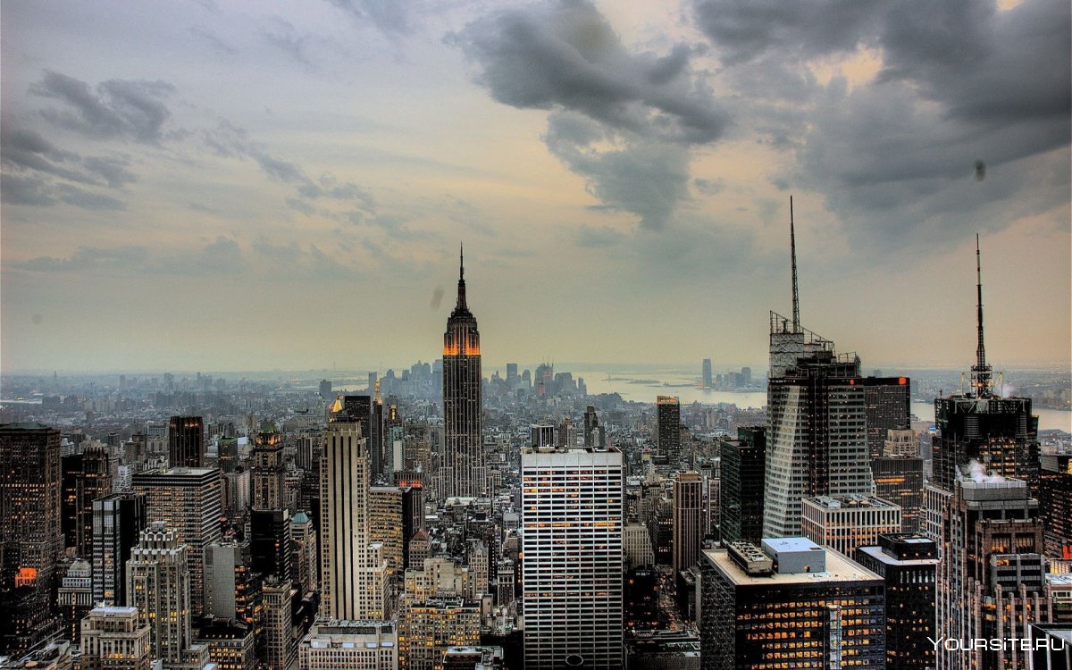 Панорама высотки Нью Йорк