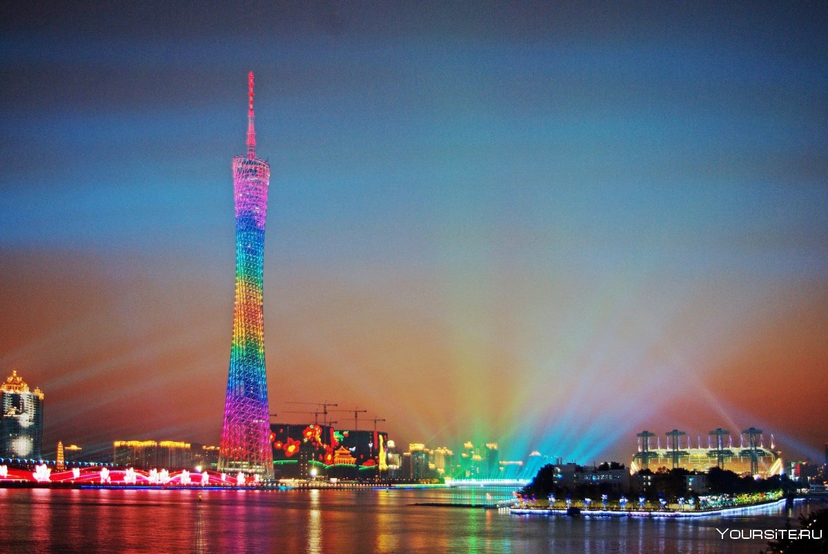 Кантонская башня в Гуанчжоу