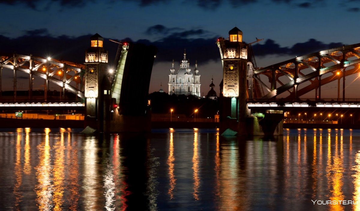 Мост Петра Великого СПБ