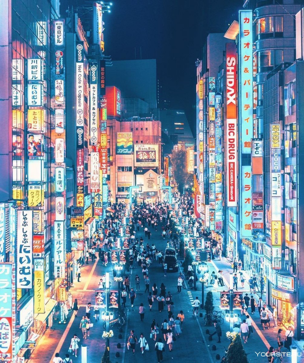 Японский город Токио