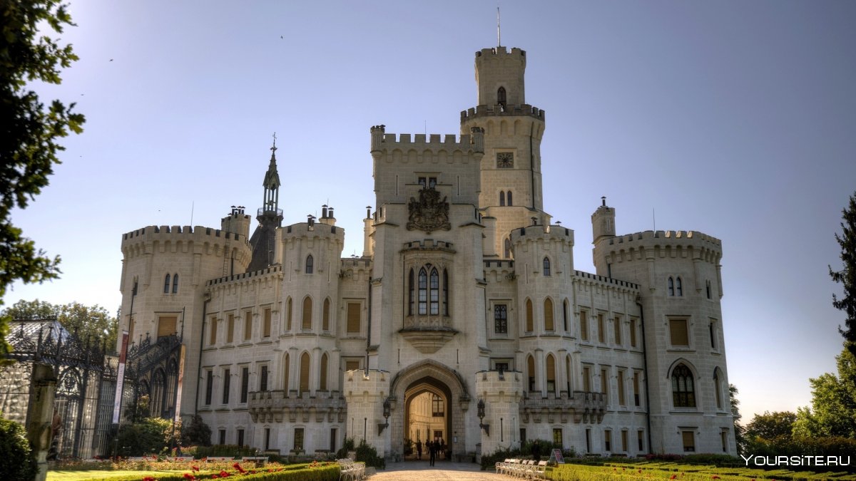 Белый замок в Чехии