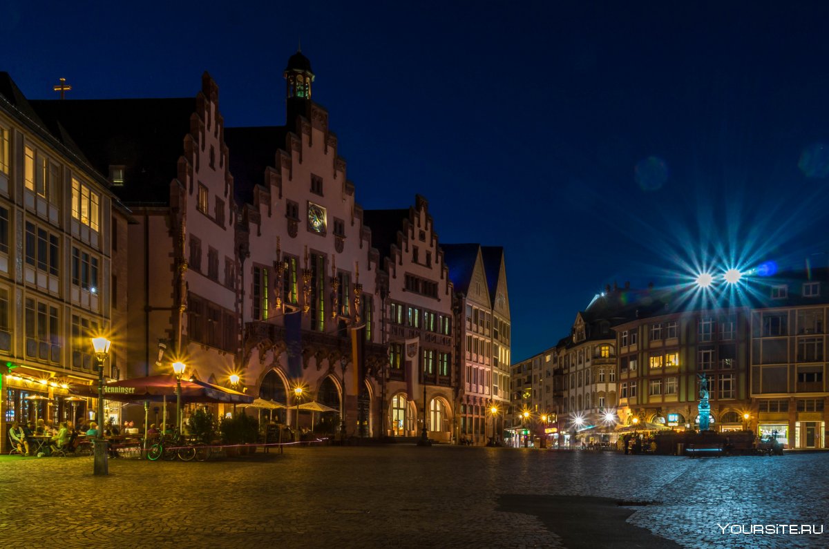 Германия ночной городок