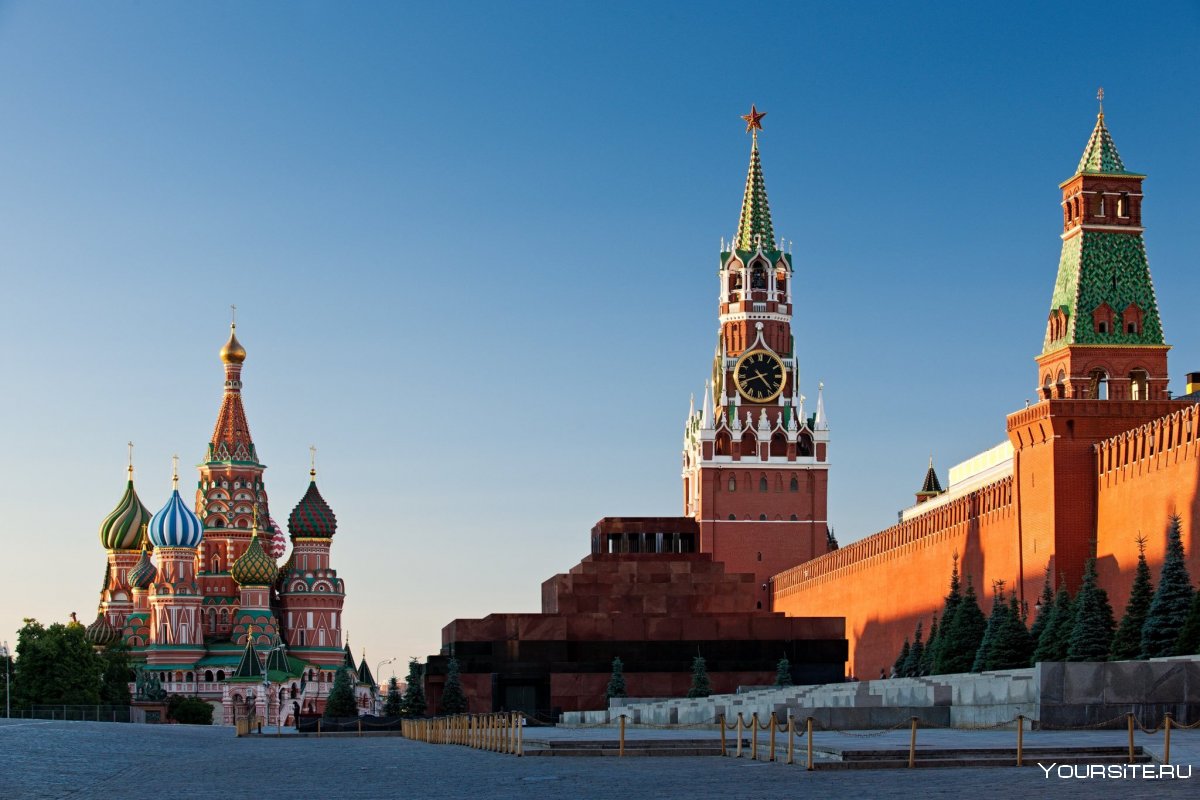Красная площадь, храм Василия Блаженного, Кремль, исторический музей