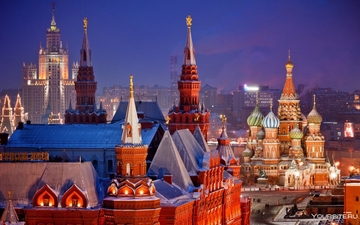 Кремль красная площадь панорама