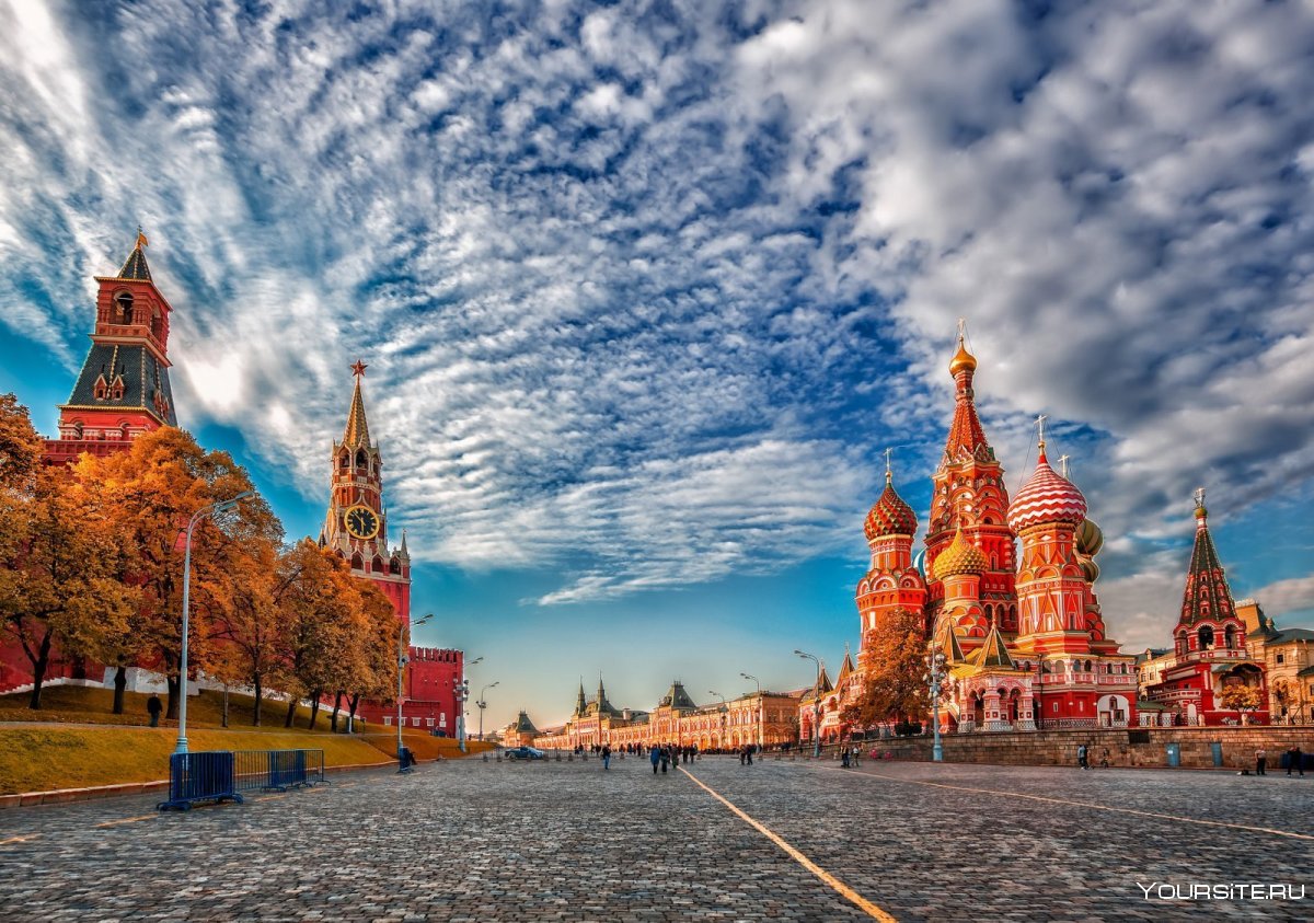 Покровский собор на красной площади в Москве