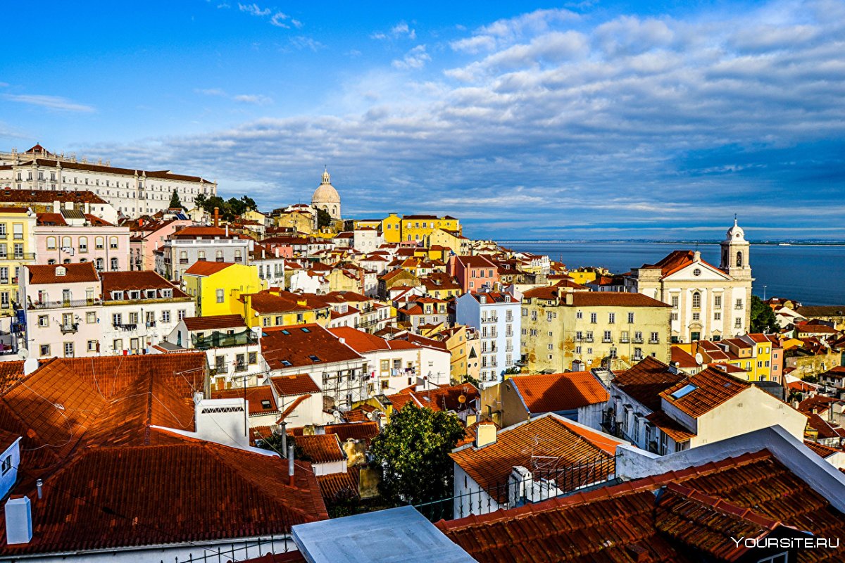Лиссабон центр города Португалия