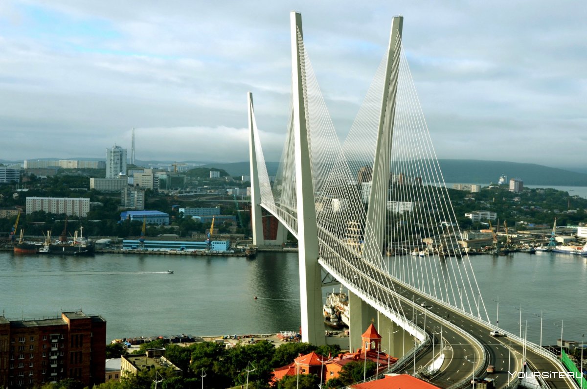 Вантовые мосты Владивосток золотой мост
