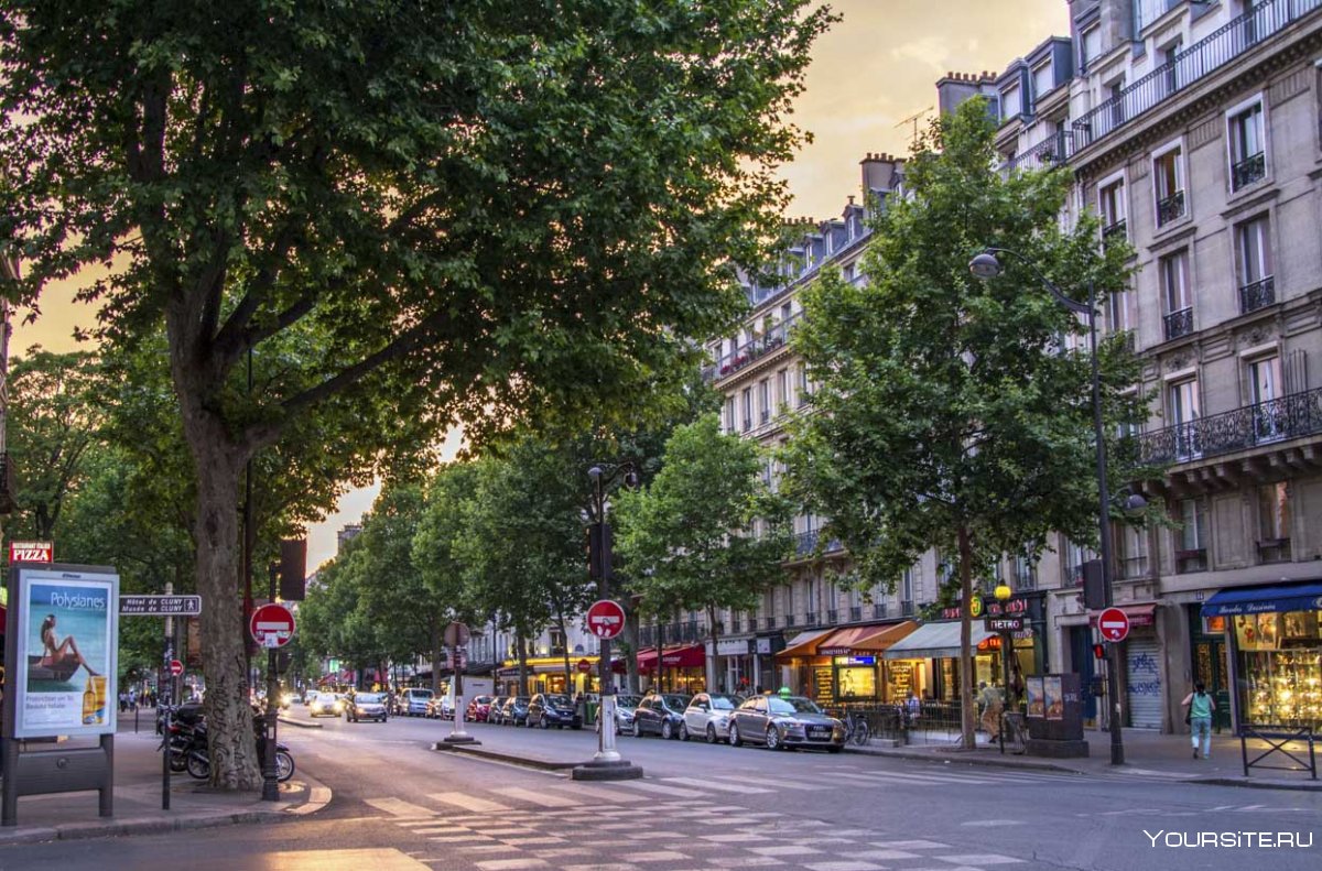 Центр Парижа улицы
