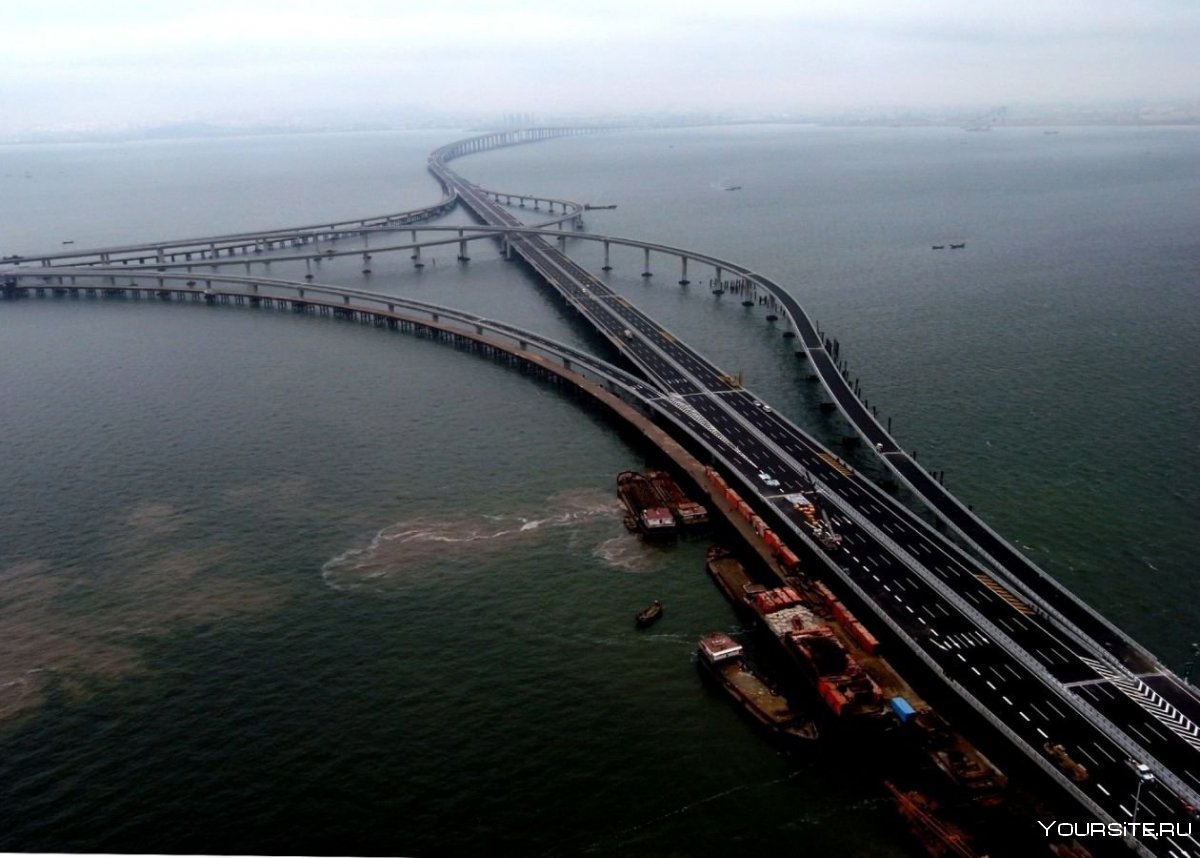 Циндаоский мост в Китае
