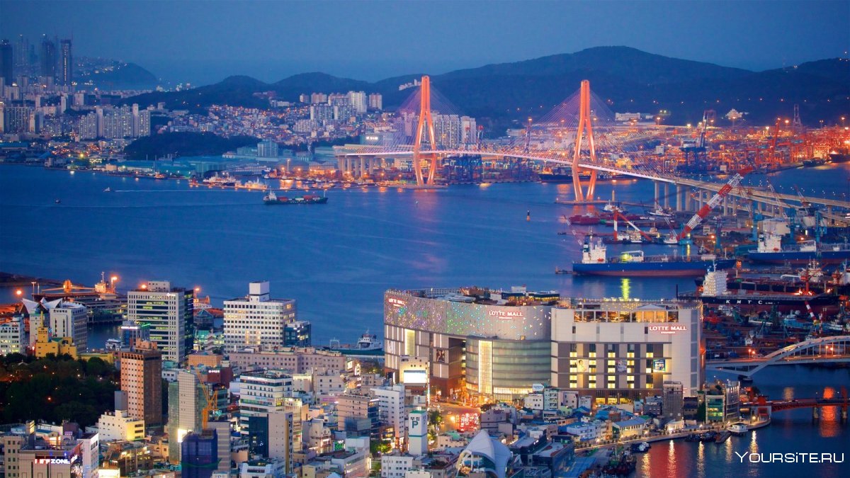 Пусан морские ворота Южной Кореи
