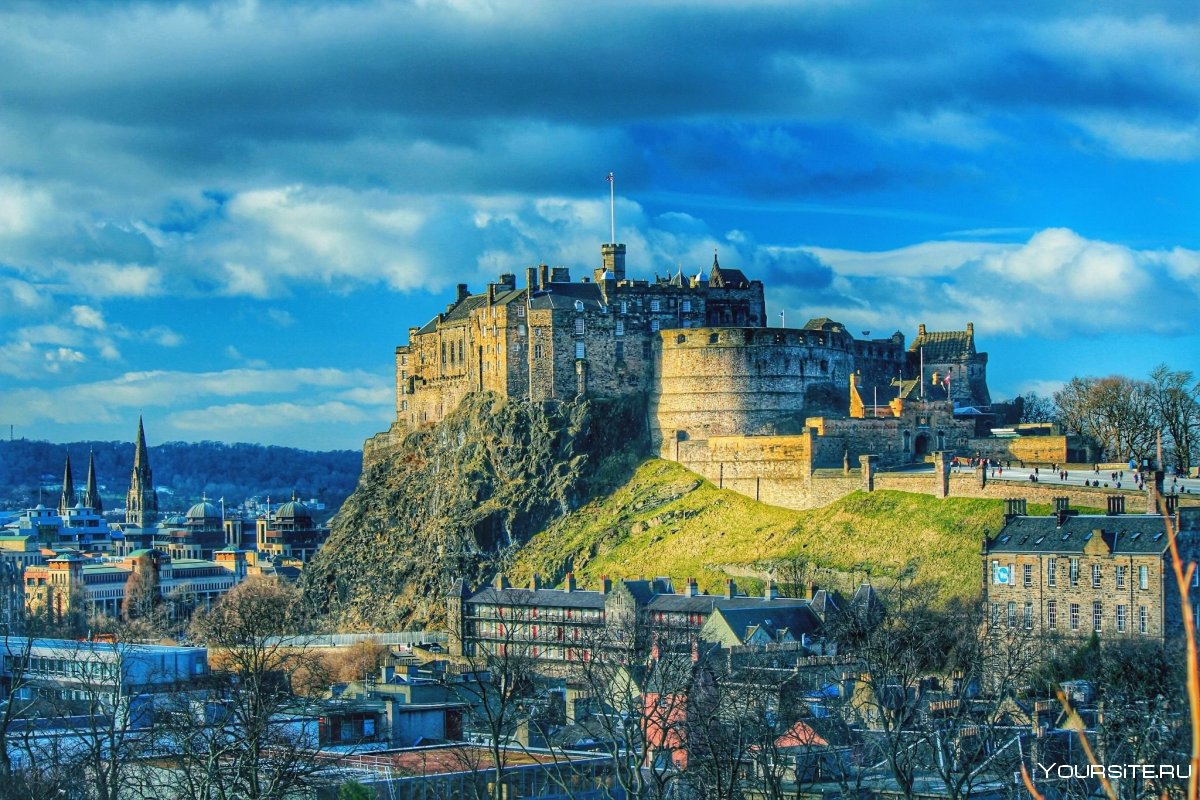 Эдинбургский замок заброшенный