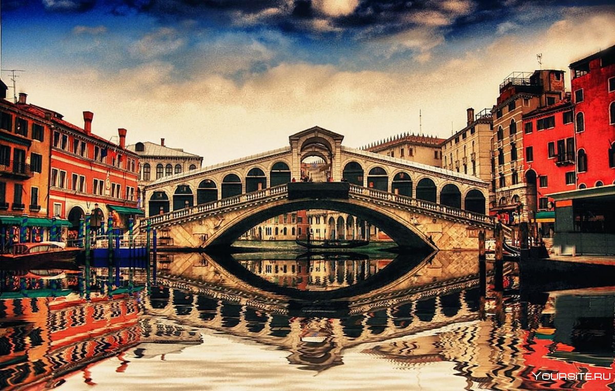 Архитектура Венеции мост Риальто