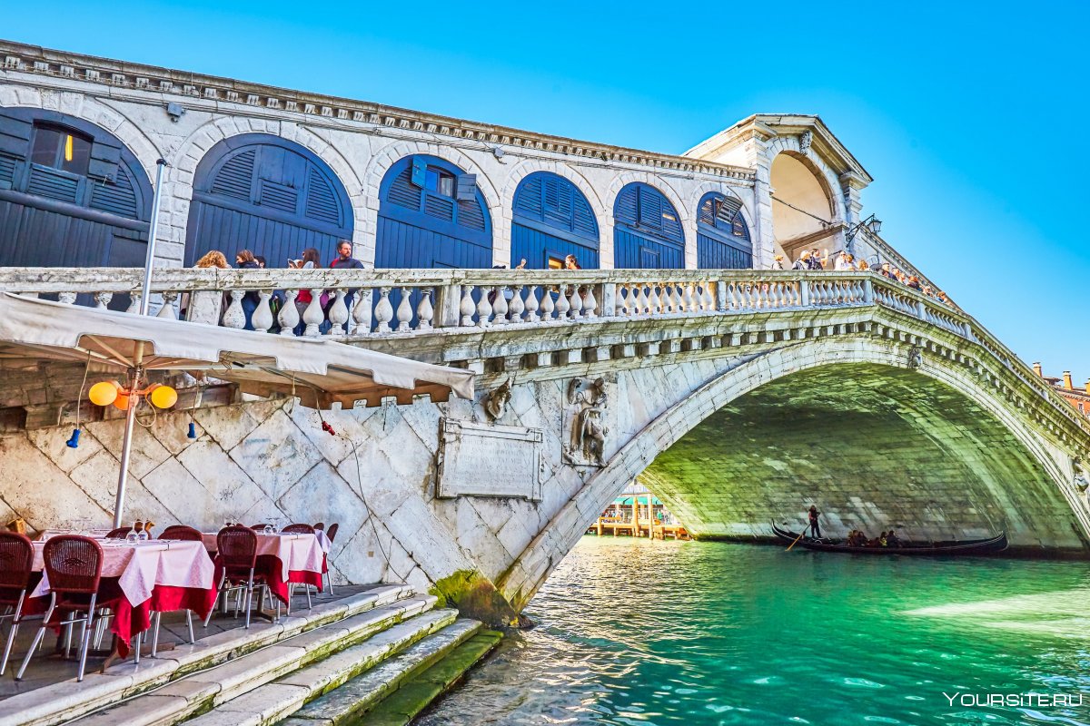 Архитектура Венеции мост Риальто