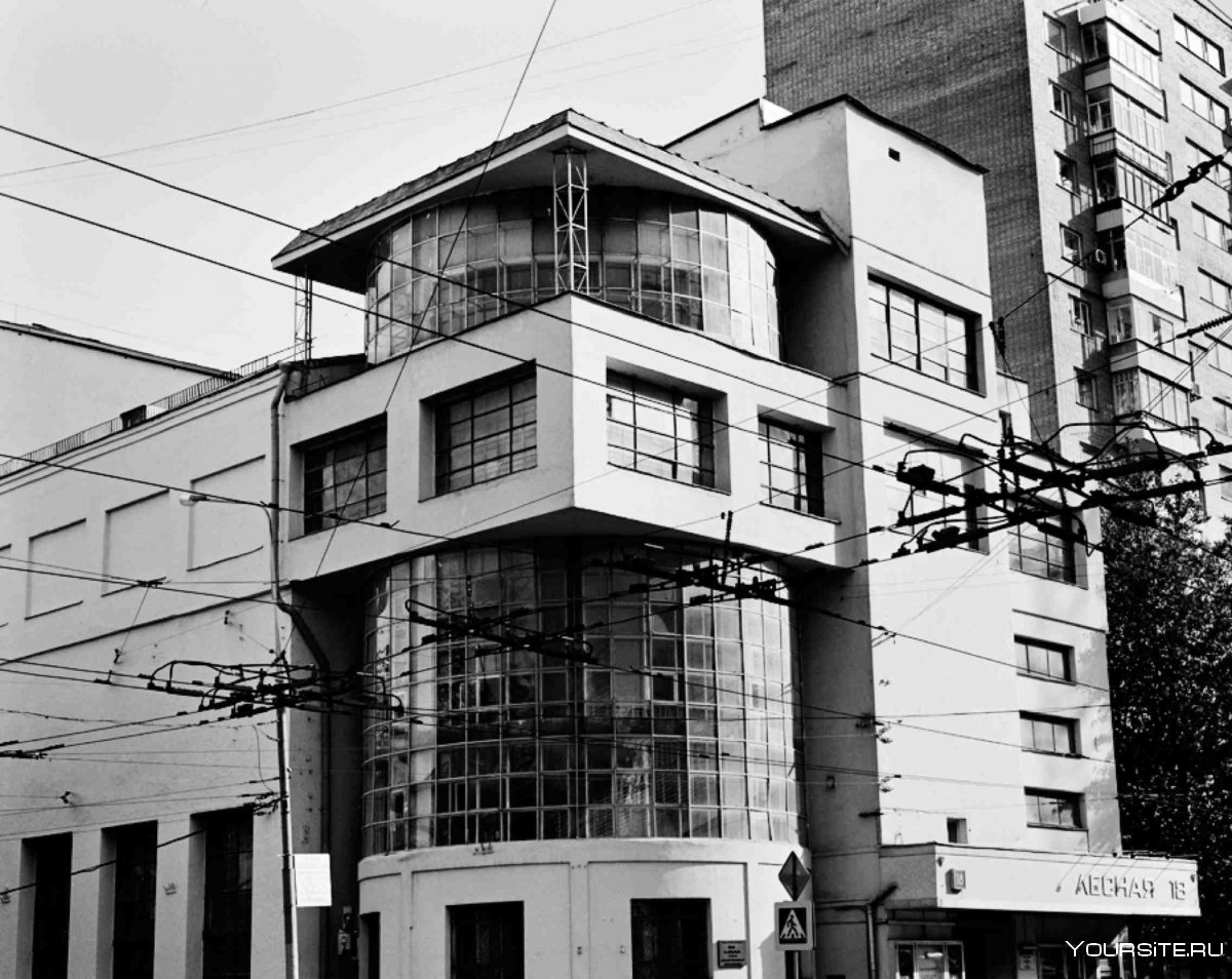 Дом культуры имени Зуева, Москва. 1927–1929. Архитектор Илья голосов