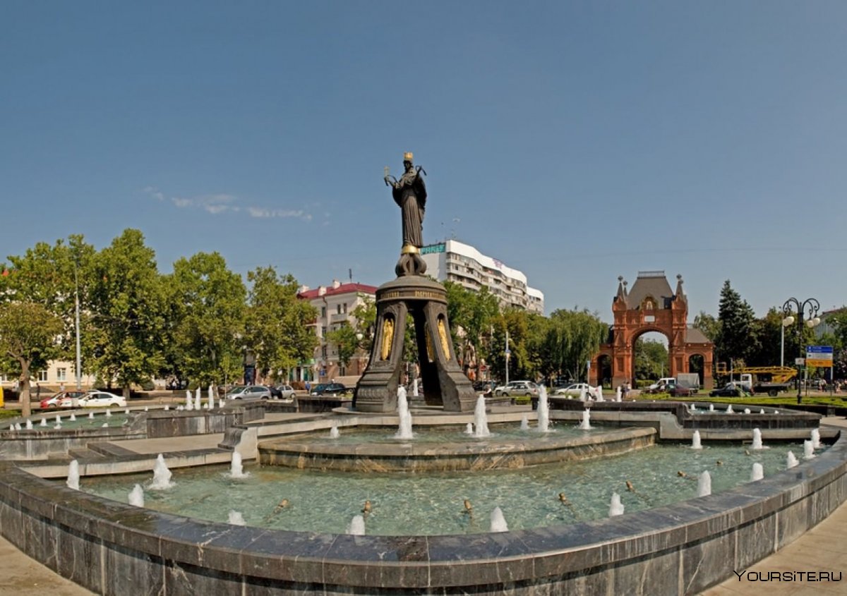 Свято-Екатерининский фонтан в Краснодаре