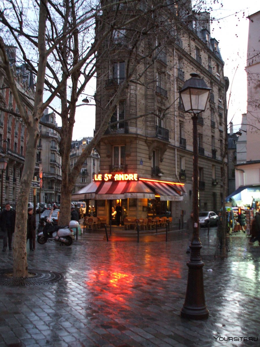 Париж улочки Парижа