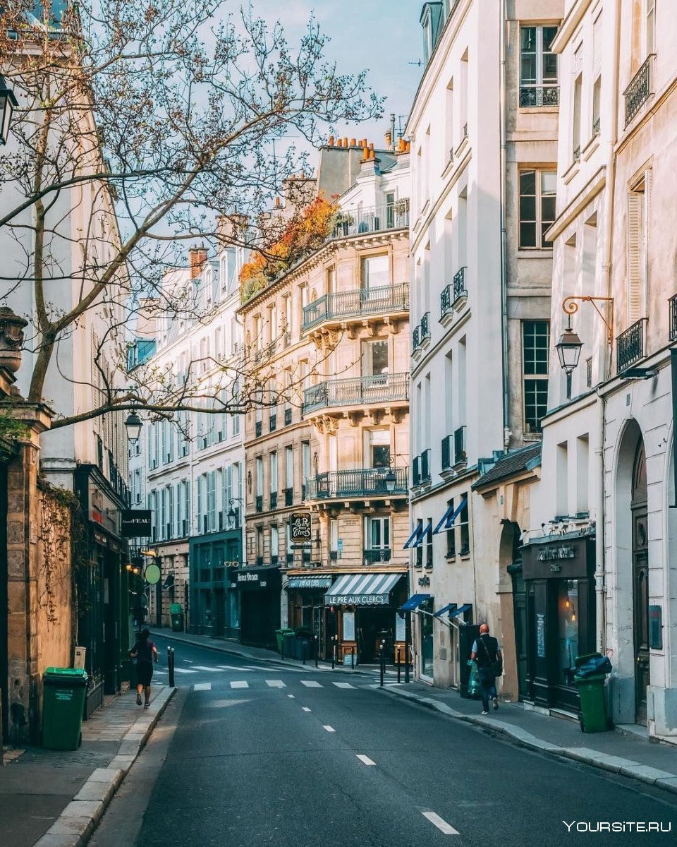 Париж улочки Парижа