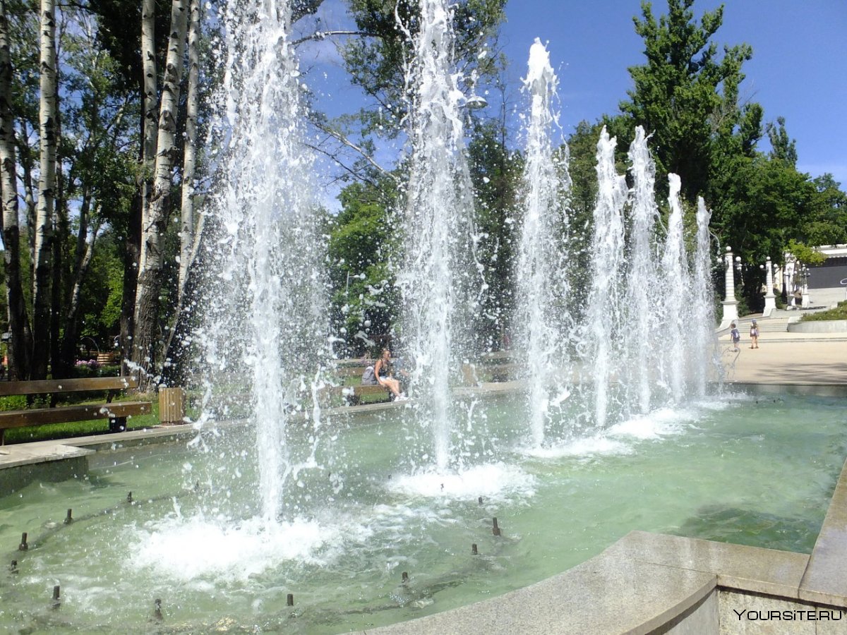 Парк с фонтанами Воронеж