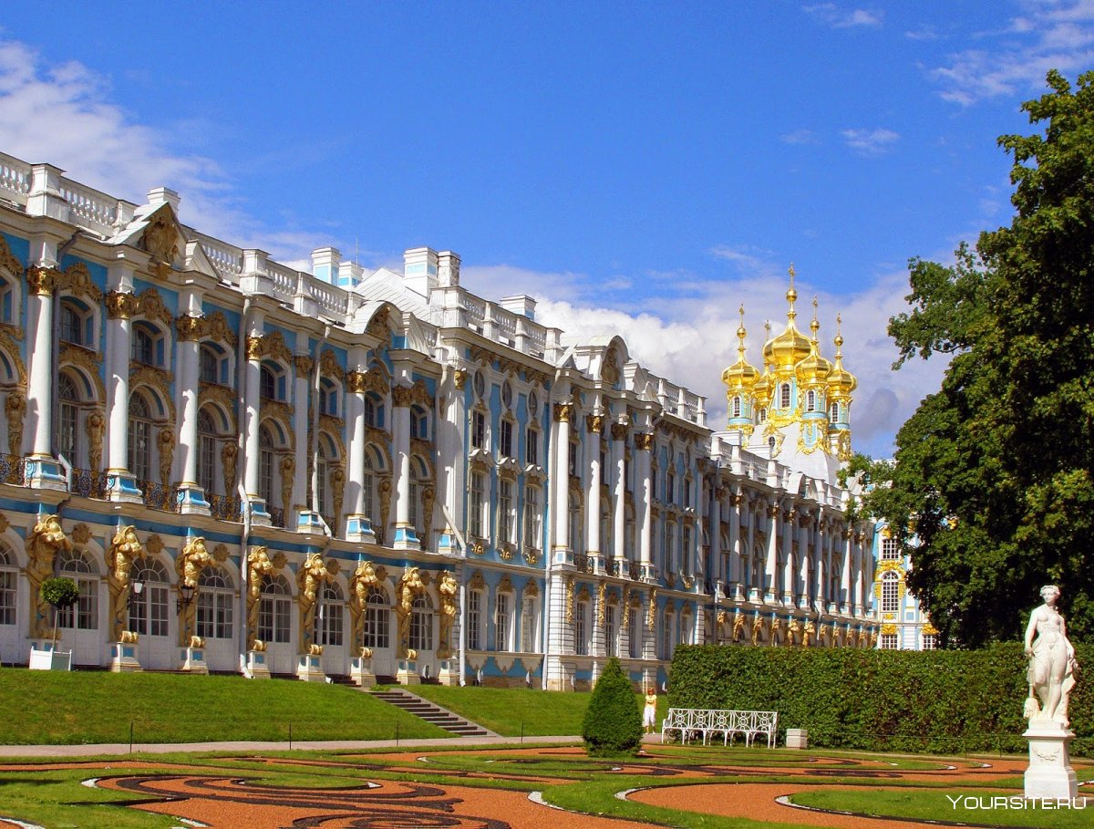Екатерининский дворец и парк в Санкт-Петербурге